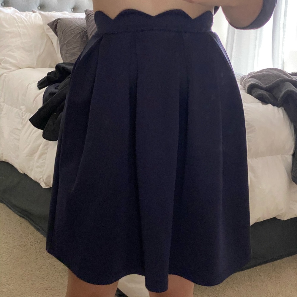 Navy blue skirt
